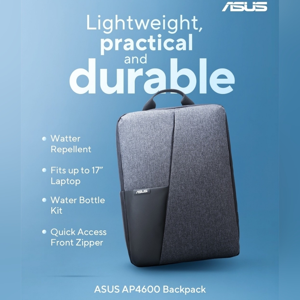ASUS AP4600 Black and Gray Backpack